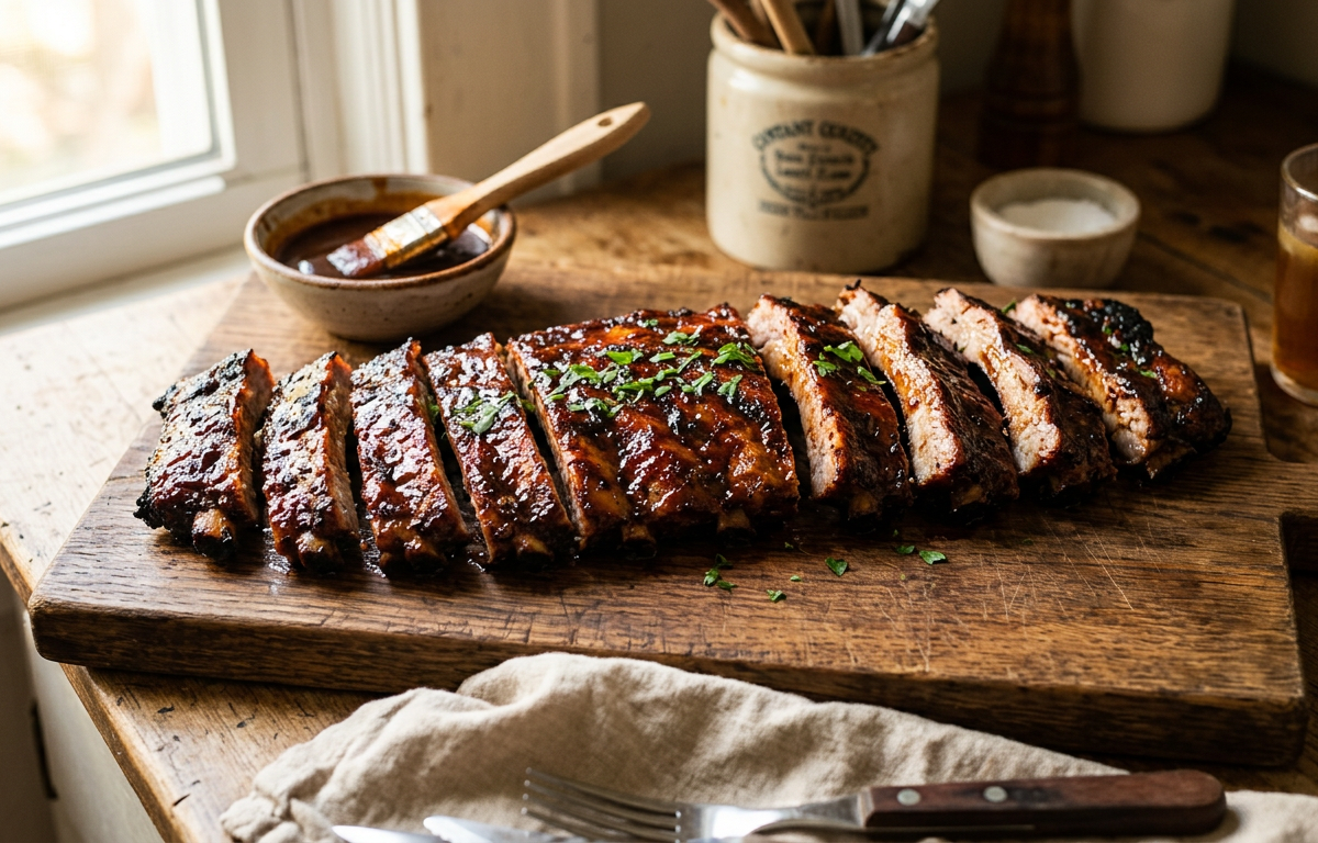 A Single Rib Bbq Tender BBQ Ribs Recipe for Oven or Grill | Crave